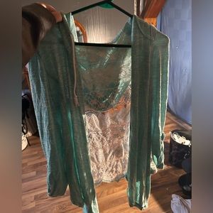 Cardigan with Hoodie